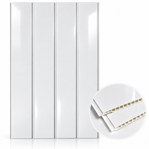 Gloss white bathroom - white, ceiling