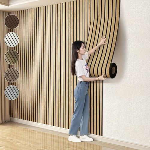 Wood grain panel effect - 3d,