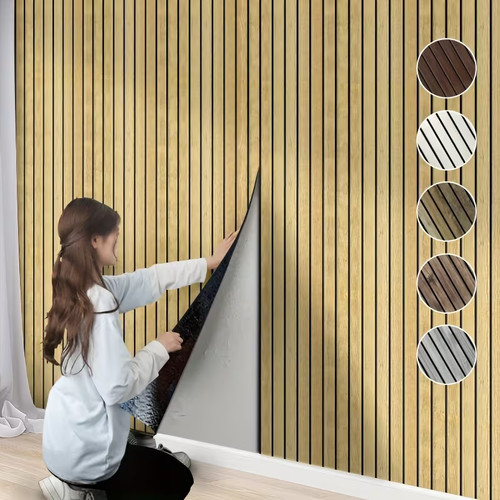 Wood grain panel effect - 3d,
