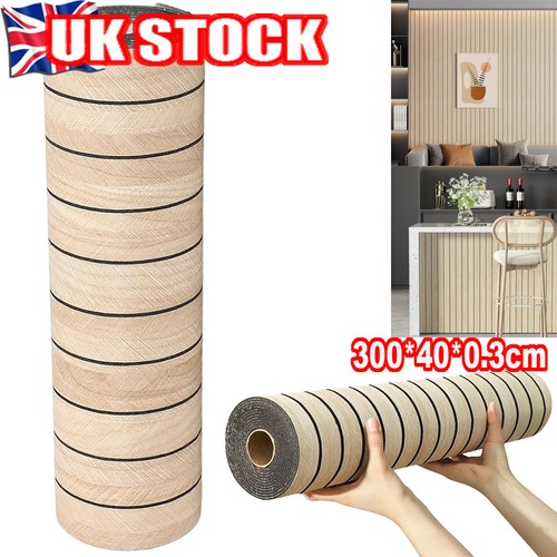 Wood slat wallpaper peel - wood,