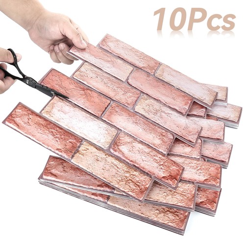 10pcs tile brick wall decor - 10pcs,