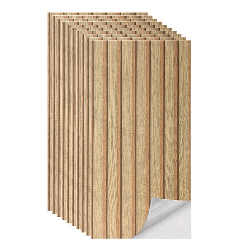 10pcs tile wallpaper wooden - 3d,