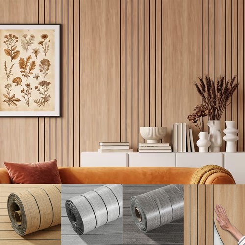 Wood grain wall panel - 3d,