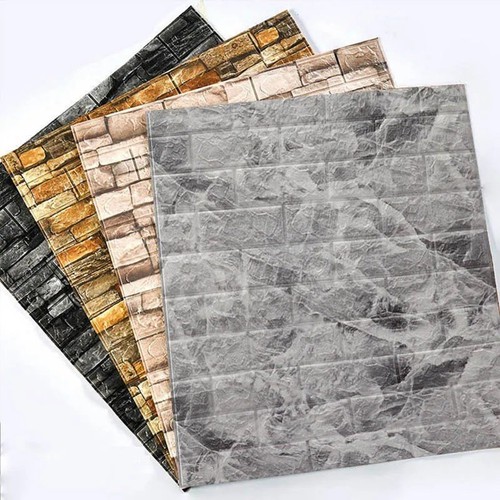 Tile brick wall sticker - 3d,